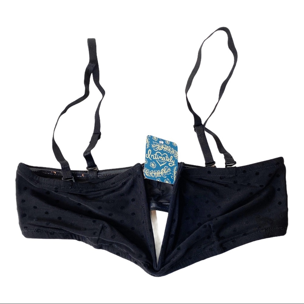 Free People Sierra Swiss Dot Mesh V-Neck Bandeau - Picture 4 of 8